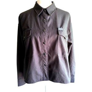 Dixxon Flannel‎ Women’s The Outlaw Cropped Size L Black Biker Goth Grunge NWOT